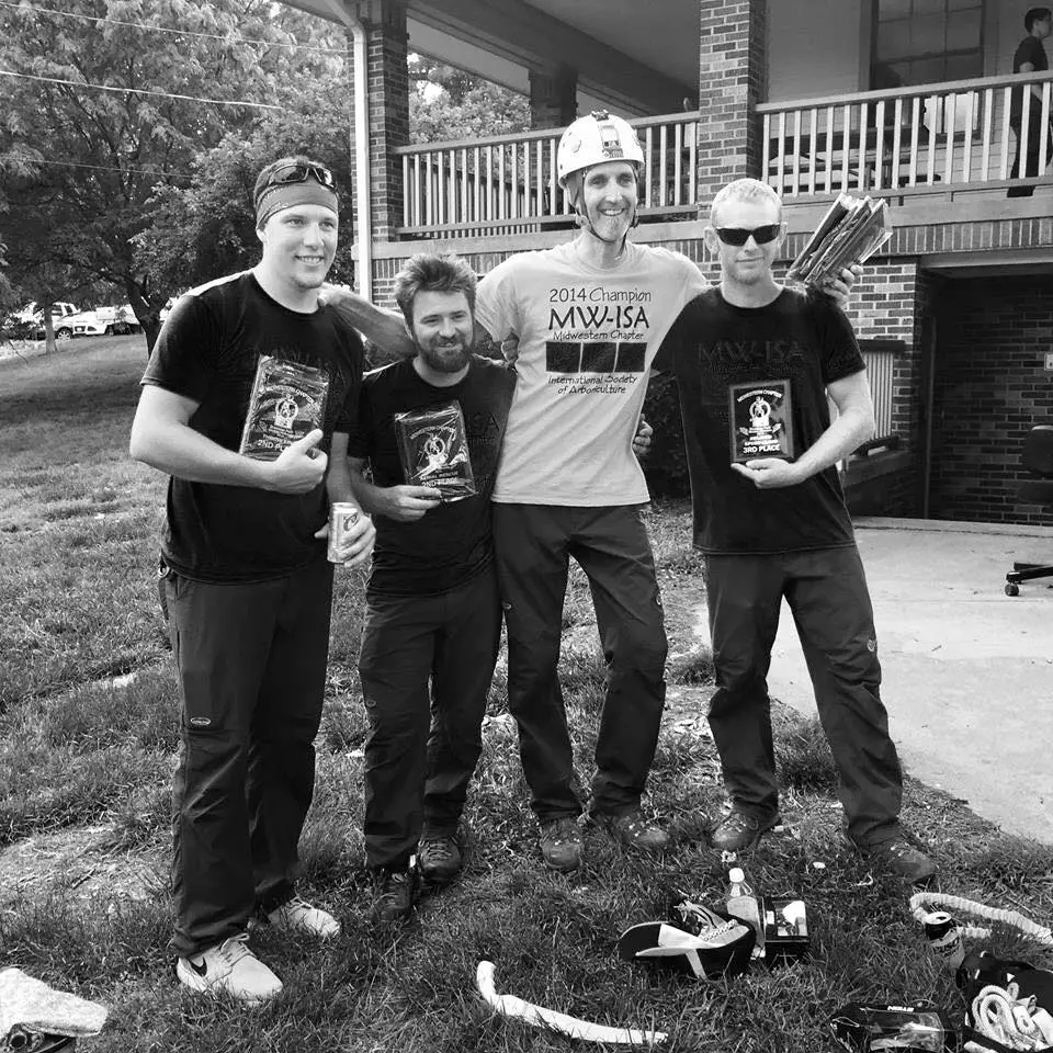 Kaleb, Will, Noel, and Jacob winning awards at the 2015 MW-ISA Tree Climbing Championship. Kaleb, Will, Noel, and Jacob winning awards at the 2015 MW-ISA Tree Climbing Championship.