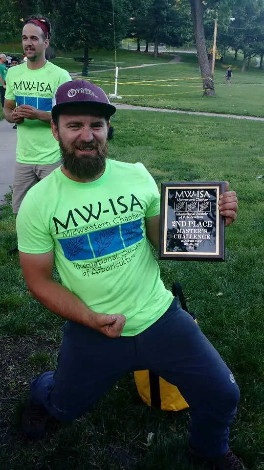 Will Branch won 2nd place at the 2016 MW-ISA Tree Climbing Championship. Will Branch won 2nd place at the 2016 MW-ISA Tree Climbing Championship.